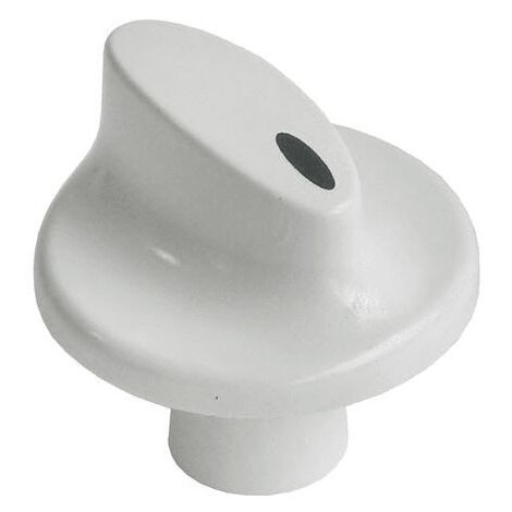 BOUTON BRULEURS GAZ BLANC pour CUISINIERE INDESIT - C00117525