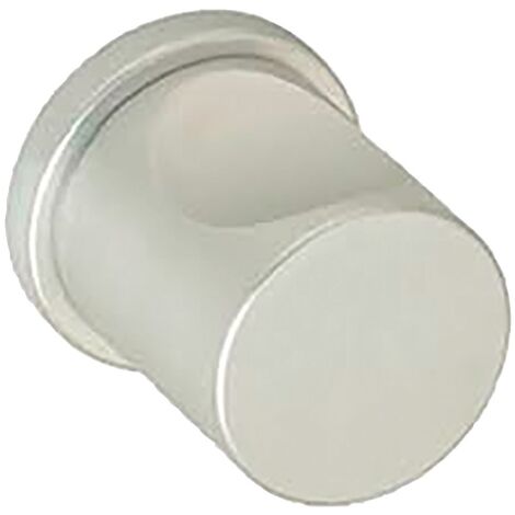 Bouton central de porte fixe Actural argent - VACHETTE - 008198