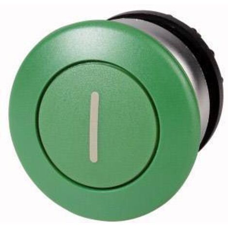 Bouton champignon rond, plat Eaton M22-DP-G-X1 216722-1 vert 1 pc(s)