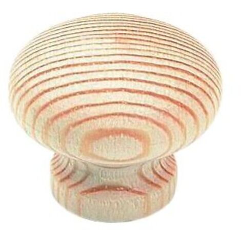 Bouton contemporain Ø 25 mm pin brut poncé - CADAP