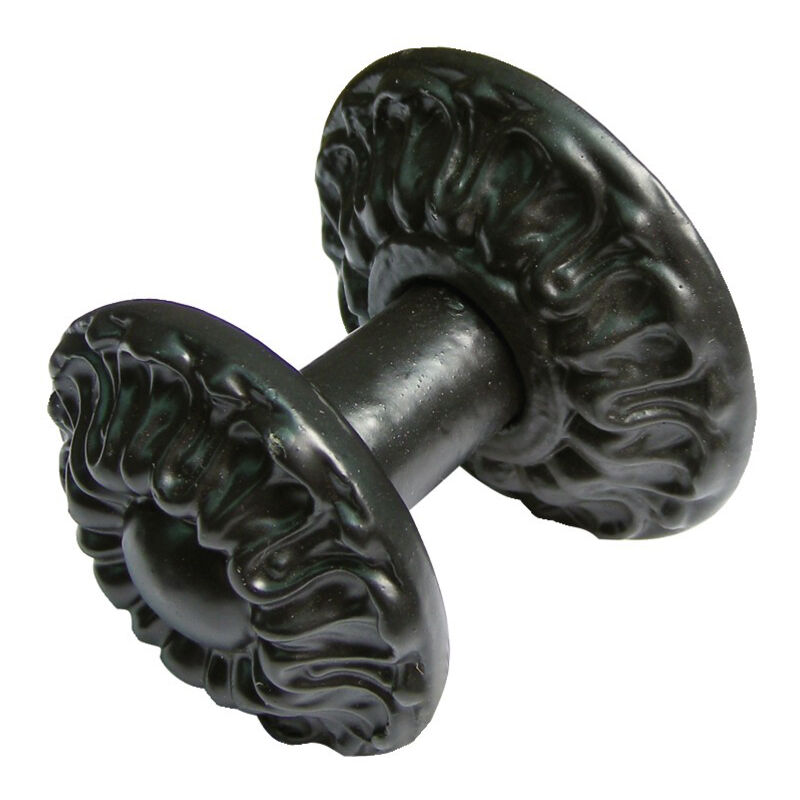 Torbel - Bouton Dahlia sur platine finition noir J502123