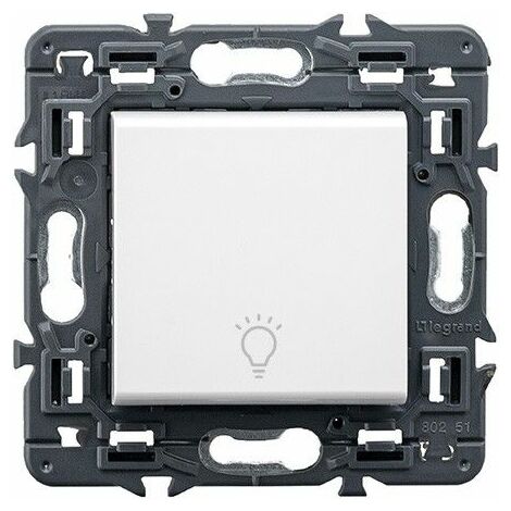 Bouton d'ampoule VALENA NEXT 1P 6A blanc LEGRAND 741288