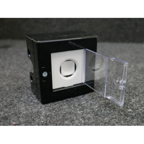 Bouton d'appel d'urgence PPMS filaire couleur Noir 1 contact d'alarme et d'autoprotection COOPER