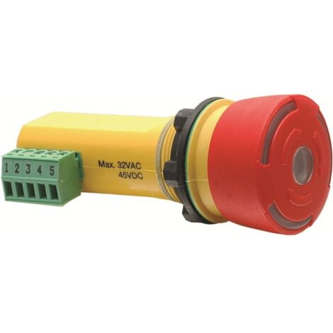 Bouton d'arrêt d'urgence ABB Inca 1 EC Tina, dia. 22.5mm ( Prix pour 1 )