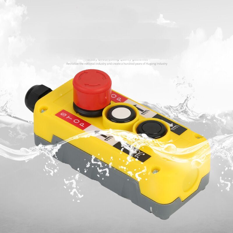 Treetalk - Bouton d'arrêt d'urgence avec 2 boutons poussoirs momentanés et arrêt d'urgence-Bouton d'arrêt d'urgence composable