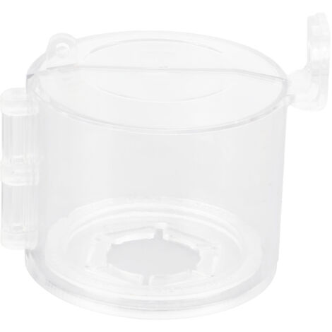 Bouton d'arrêt d'urgence étanche IP67 avec capot verrouillable 38mm pour installations électriques et chimiques