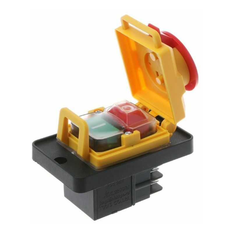 Bouton d'arrêt d'urgence, interrupteur à bouton-poussoir à libération de tension