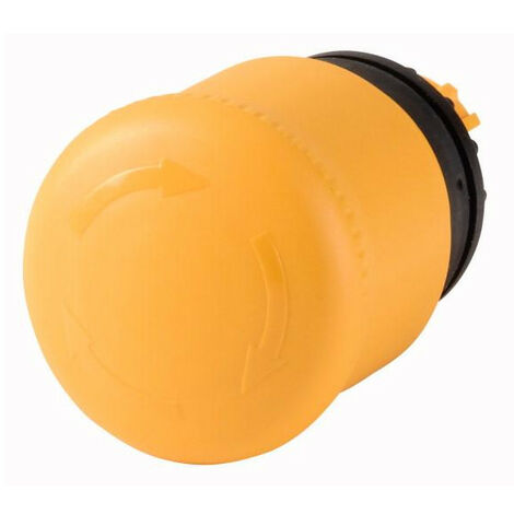 Bouton d'arrêt d'urgence non lumineux jaune EATON M22Y-PVT