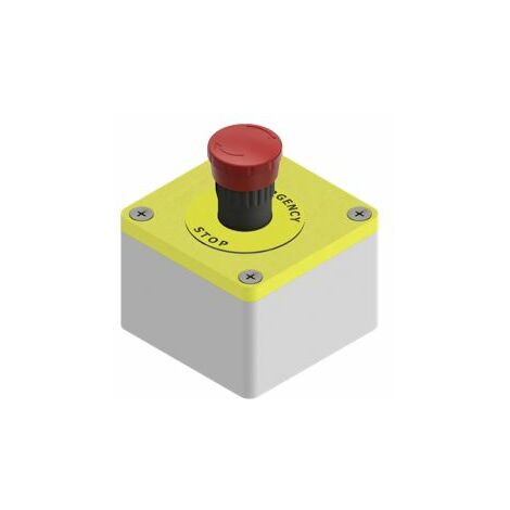 Bouton d'arrêt d'urgence RS PRO, Montage en surface ( Prix pour 1 )