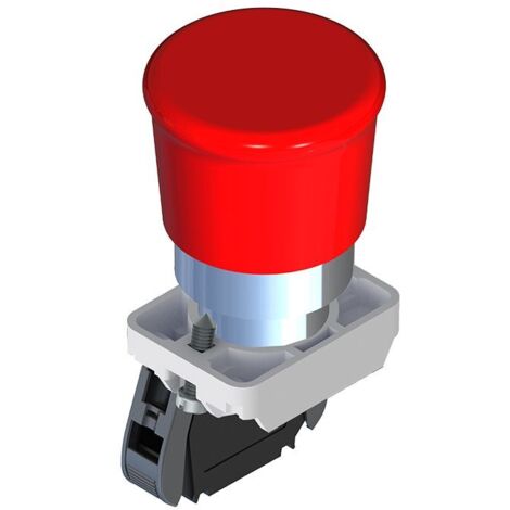 Bouton d'arrêt d'urgence RS PRO, Montage panneau, dia. 22.5mm ( Prix pour Boîte de 1 )