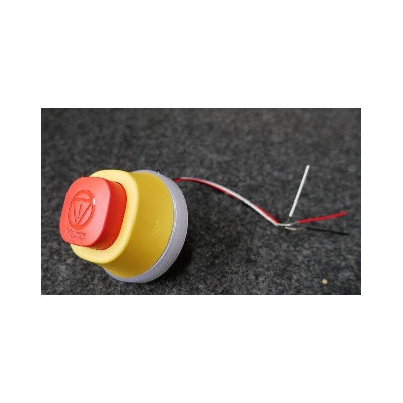 Schneider Electric - Bouton arrêt d'urgence 1O+1F 24Vcc fixation ø 22mm avec anneau lumineux Harmony XB5 Schneider