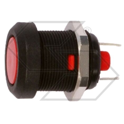 Bouton d'avertisseur sonore avec connexion faston pour tracteur agricole