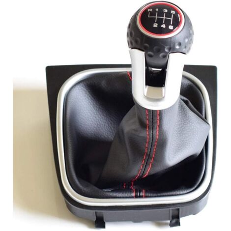 Bouton de boîte de vitesses manuelle à 5 vitesses pour Golf 6 MK6 GTI GTD R20 2009-2013 (6 vitesses)