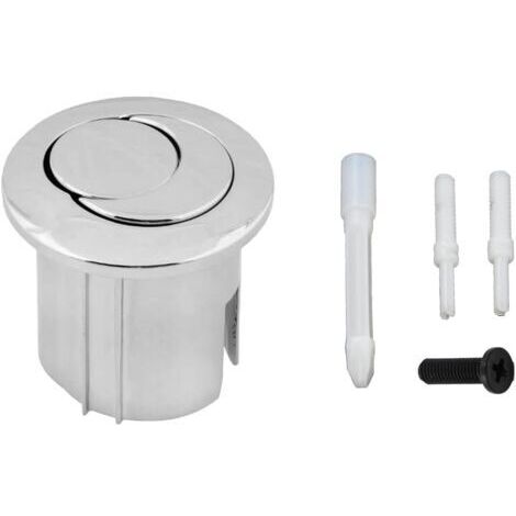 Bouton de chasse d'eau double style D2D double pression demi-lune à portée courte portée AH0001800R Compatible avec le réservoir de chasse d'eau ROCA D2D Bouton poussoir WC 822043001