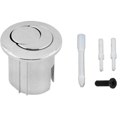 Bouton de chasse d'eau double style D2D double pression demi-lune à portée courte portée AH0001800R Compatible avec le réservoir de chasse d'eau ROCA D2D Bouton poussoir WC 822043001