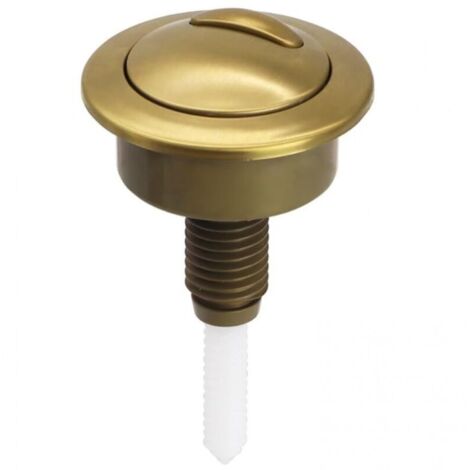 Bouton de chasse d'eau Twyford Optima49, or brossé