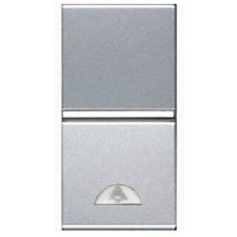 Bouton de cloche étroit ARGENT Niessen Zenit N2104 PL