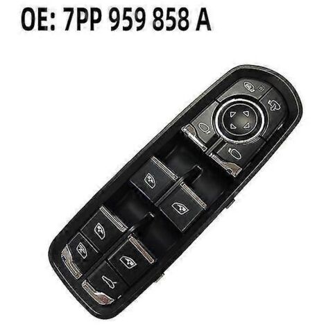 Bouton de commande de lève-vitre avant neuf pour Porsche Cayenne S GTS 911 958 718 Macan Boxster Panamera Coupé Carrera Cayman Turbo  Panneaux de porte intérieurs &--7PP959858A