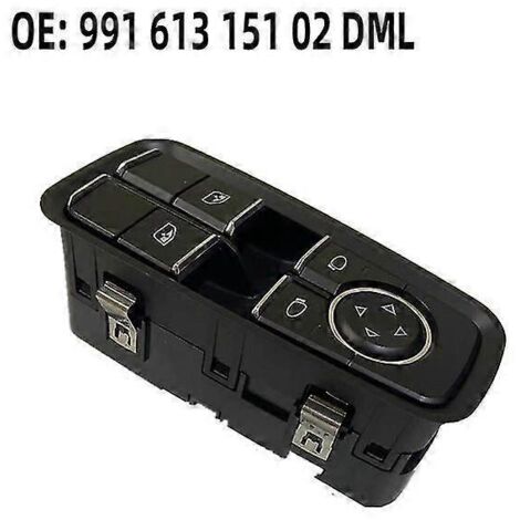 Bouton de commande de lève-vitre avant neuf pour Porsche Cayenne S GTS 911 958 718 Macan Boxster Panamera Coupé Carrera Cayman Turbo  Panneaux de porte intérieurs &--99161315102DML