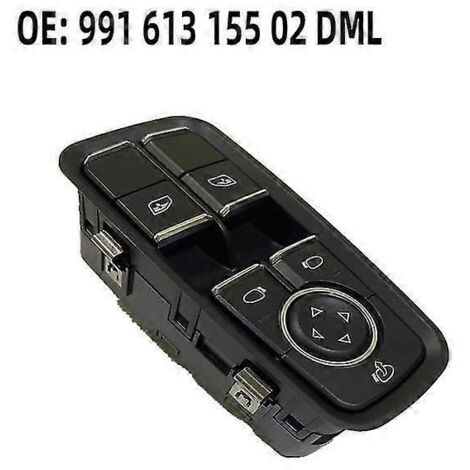 Bouton de commande de lève-vitre avant neuf pour Porsche Cayenne S GTS 911 958 718 Macan Boxster Panamera Coupé Carrera Cayman Turbo  Panneaux de porte intérieurs &--99161315502DML