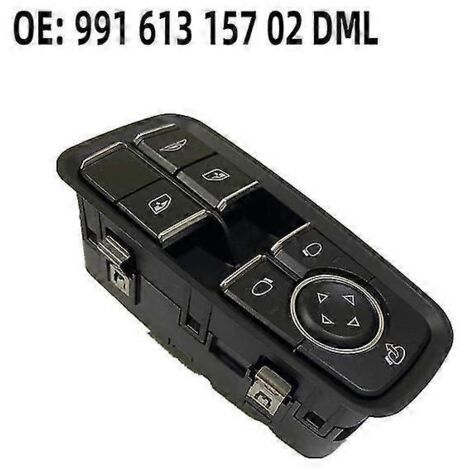 Bouton de commande de lève-vitre avant neuf pour Porsche Cayenne S GTS 911 958 718 Macan Boxster Panamera Coupé Carrera Cayman Turbo  Panneaux de porte intérieurs &--99161315702DML