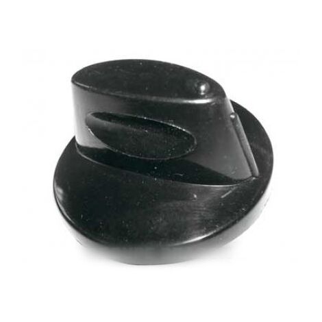Bouton de commande noir pour Plaque de cuisson WHIRLPOOL 481241279247