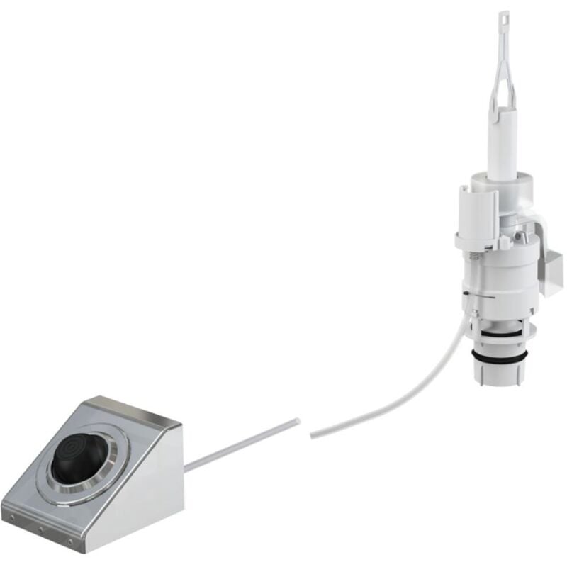 Alcadrain Plaques de commande - Commande à distance de la chasse d'eau, au pied, chromée MPO13