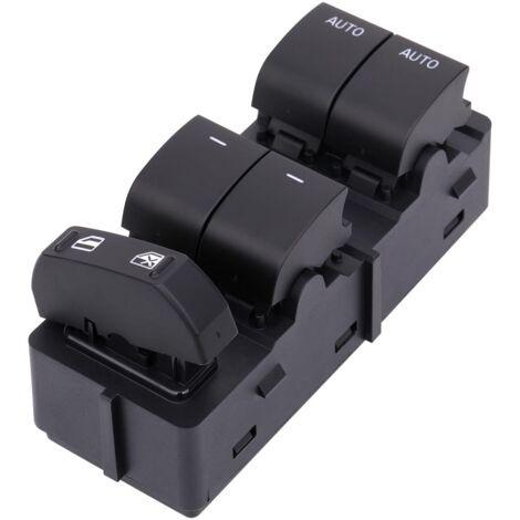 Bouton de commande principal des vitres électriques avant gauche côté conducteur Compatible avec Ford F-150 2011-2014 Pièce de rechange OEM BL3Z14529BA 901229 DWS1584, 2 AUTO, 4+7 broches