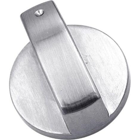 Bouton de commande universel pour cuisinière à gaz, argent, adaptateurs, bouton rotatif de remplacement pour brûleur, 6 mm/0,24''