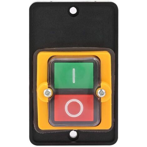 Bouton de Commutateur de Machine de Commutateur de Bouton-Poussoir, ac 220V / 380V 10a, Incorporant Le Bouton Marche/arrêt Imperméable Et antipoussière