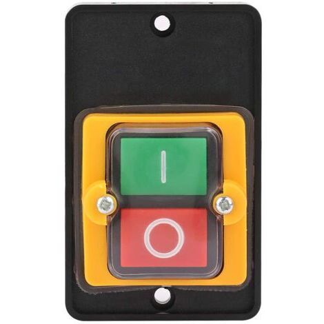 Bouton de Commutateur de Machine de Commutateur de Bouton-Poussoir, ac 220V / 380V 10a, Incorporant Le Bouton Marche/arrêt Imperméable Et antipoussière