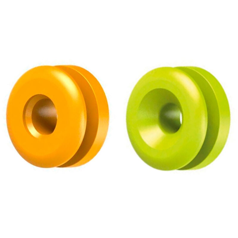 Button-fix - Boîte de: 100 unités Connecteur à panneaux Button Vis de fixation vert lime