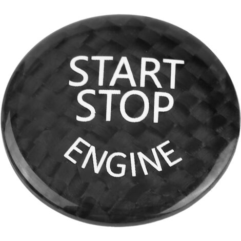 Bouton de démarrage carbone pour BMW E Chassis, revêtement de protection