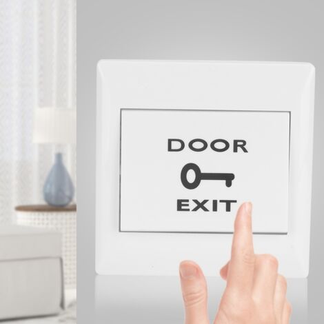 Bouton de Déverrouillage 12-24V pour Contrôle d'Accès Porte Électrique