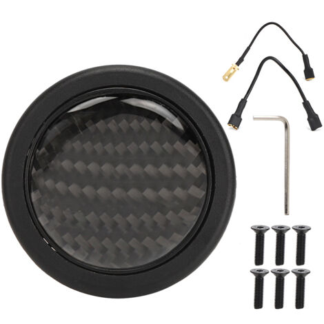 Bouton de klaxon en fibre de carbone pour volant OMP à 6 boulons, pièces modifiées pour voiture-AquaForge