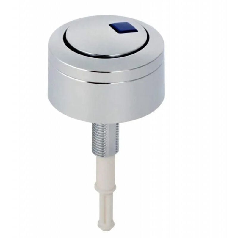 Bouton poussoir pour mécanisme de chasse Geberit rinçage double touche, chromé brillant