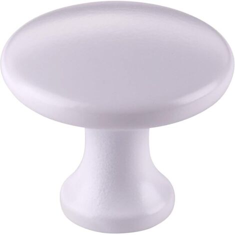 Bouton de Meuble Blanc opaque Ø 29 mm - le Design rencontre la Fonctionnalité - Bouton Bouton pour