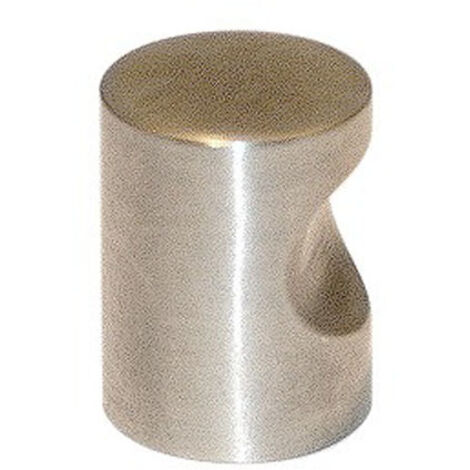 Bouton de meuble CADAP 00446 72S Ø20 x H25 mm Inox brossé