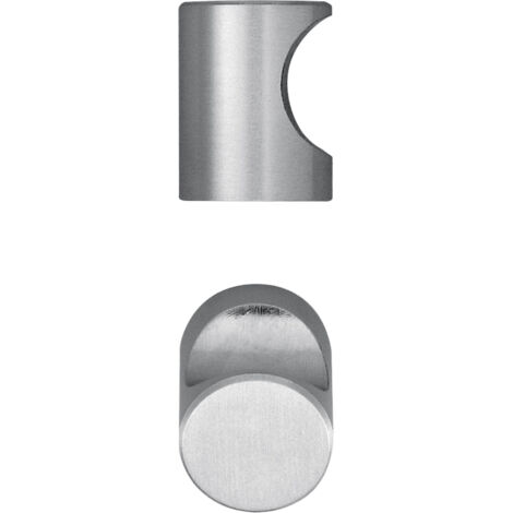 Bouton de meuble laiton à encoche - Diamètre : 18 mm - ITAR