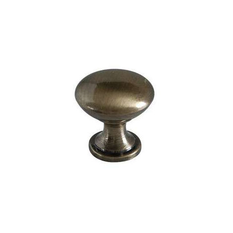 Bouton de Meuble Laiton Vieilli B BEAUTY - Diamètre 27.5mm