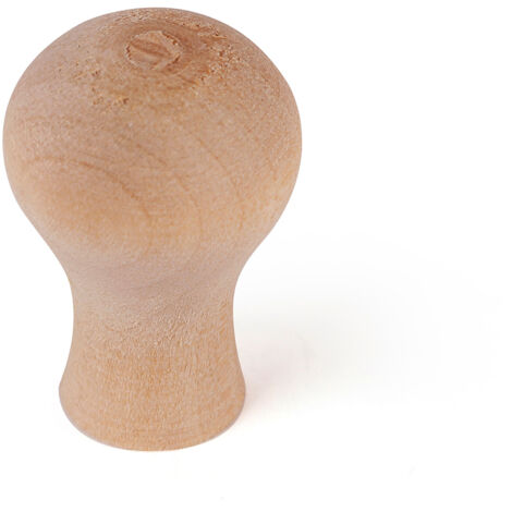 Bouton De Meuble, Modèle 273, En Hêtre Brut, ø 20 Mm