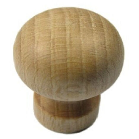 Bouton de meuble SELECT HARDWARE 50 mm Bois naturel brut