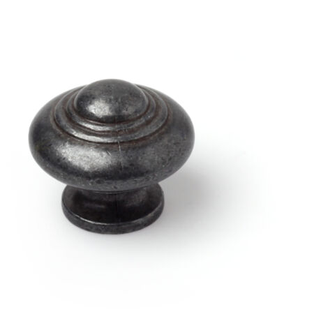 Bouton de meuble  Style classique  Fabriqué en Zamac  Finition argent vieilli  Mesures 303026mm  Système de fixation vissé  Comprend des vis M4  1 unité - talla
