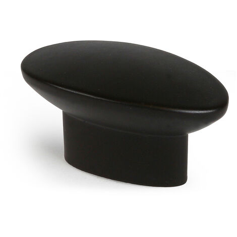 Bouton de meuble  Style contemporain  Fabriqué en Zamac  Finition noire mate  Mesures 401924mm  Système de fixation vissé  Comprend des vis M4  4 unités - talla