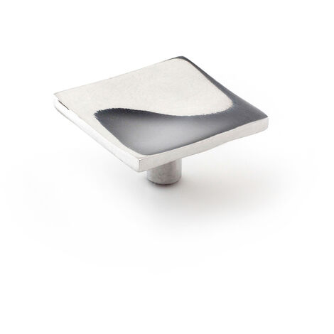 Poignée De Meuble Aqbau Aluminium Poli - Carrée Moderne - NOS