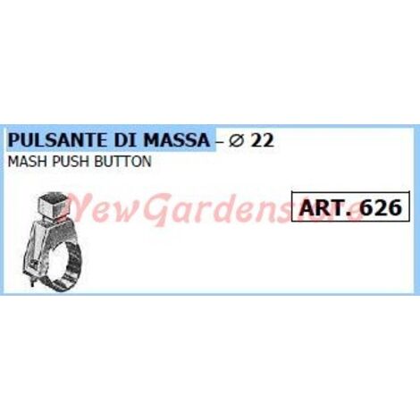 Bouton de mise à la terre Ø 22mm motoculteur motobineuse 626