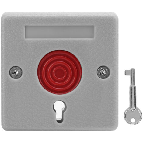 Bouton de Panique Antivol en ABS Durable pour Établissements de Soins et Banques