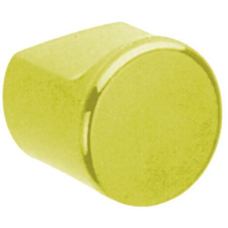 Bouton de placard VACHETTE HEAUME 32 mm jaune polyamide