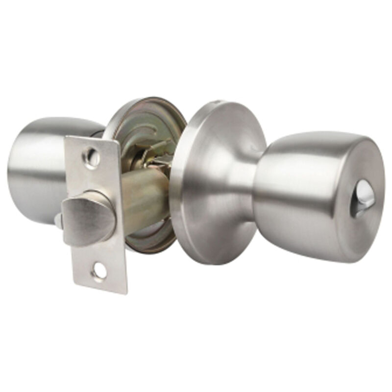 Alfa Dyser - Bouton de porte à poignée tubulaire chrome mat entrée 60/70mm