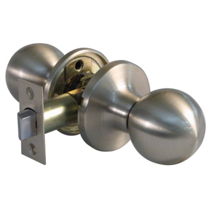 Bouton de marchepied rond chromé mat mod. 611 11129 ami